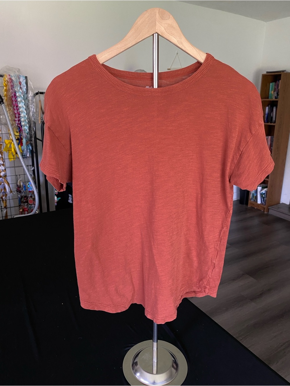 Madewell All Day Crewneck T-Shirt - Rust Orange